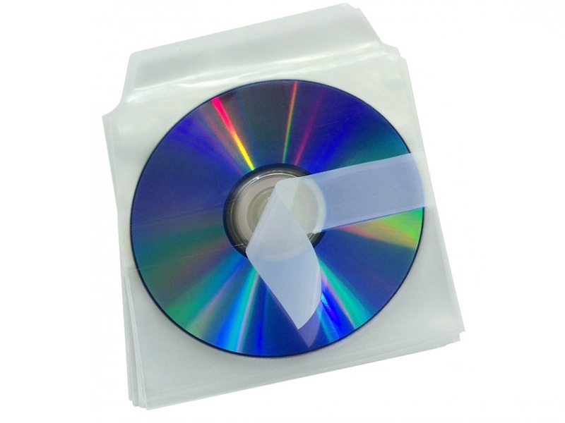 Bantex Obal 2078 na 1 ks CD samolepiaci s chlopňou (bal=25ks)