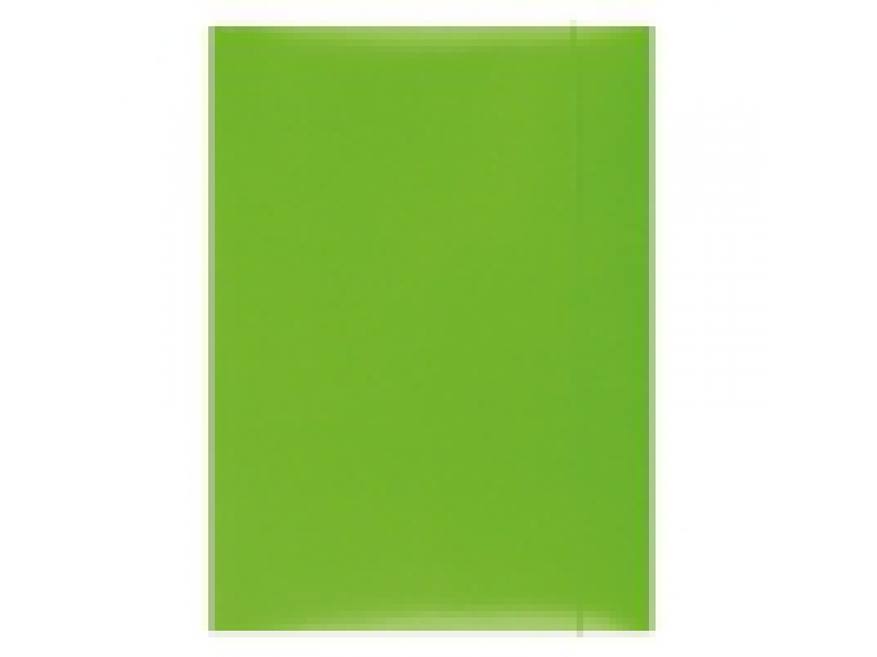 Office Products Obal kartónový 3 chlopne s gumičkou, zelený