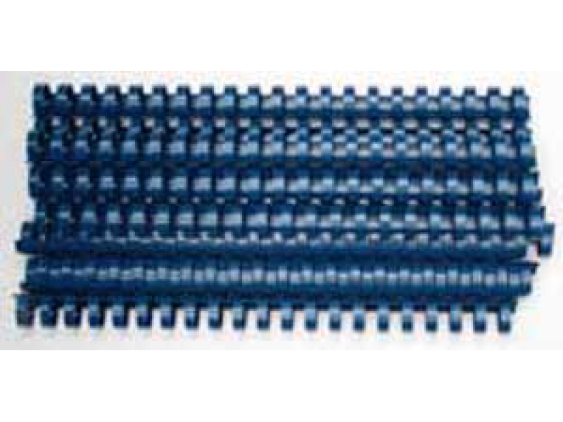 Plast.hrebeň 19mm/121-150l modrý (bal=100ks)