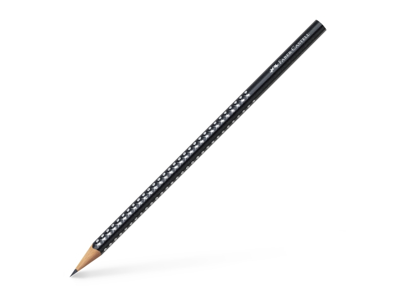 Faber-Castell Ceruzka Grip Sparkle Pastel metalická čierna