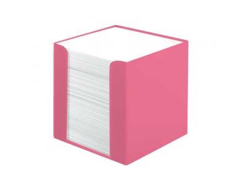 Herlitz Blok kocka lepená Color Blocking 90x90x90mm, indonézska ružová (700listov)