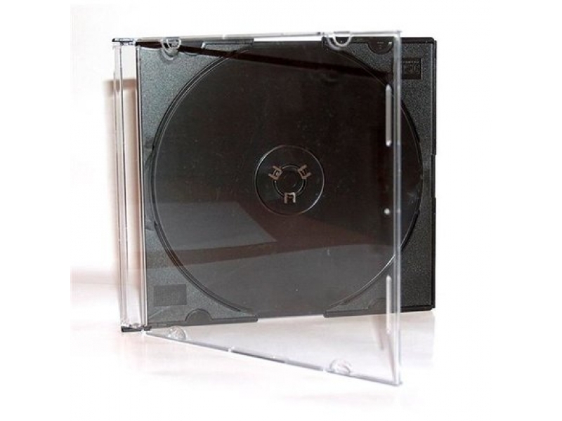 Obal na CD slim čierny 5,2mm (27036) (bal=10ks)