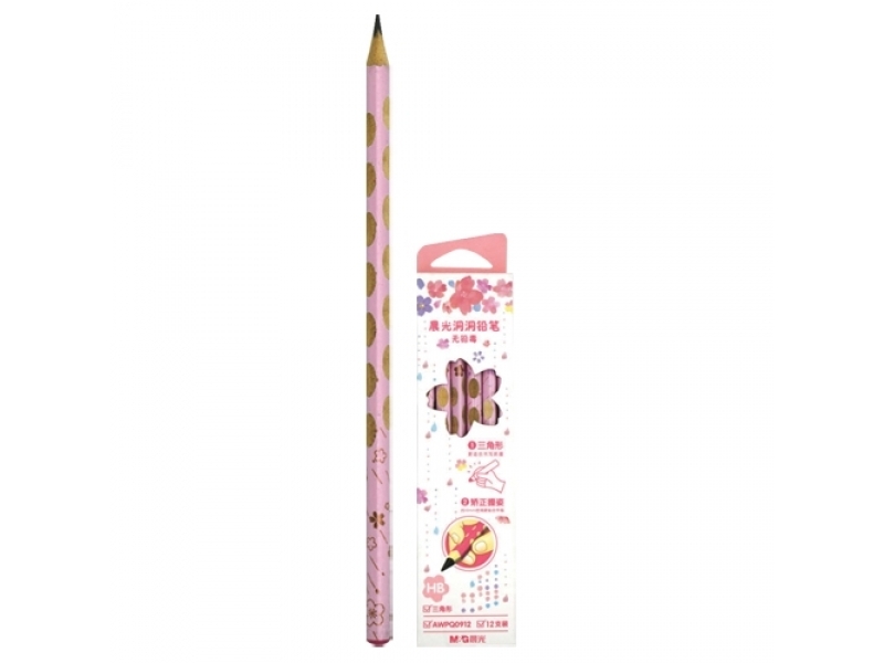 M&G Ceruzka grafitová trojhranná HB, Sakura