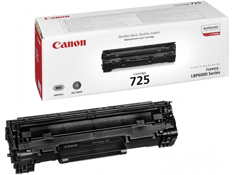 Canon 725 Bk Tonerová kazeta Black (3484B002) 