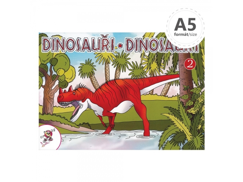 JUNIOR Maľovánka A5 - Dinosaury