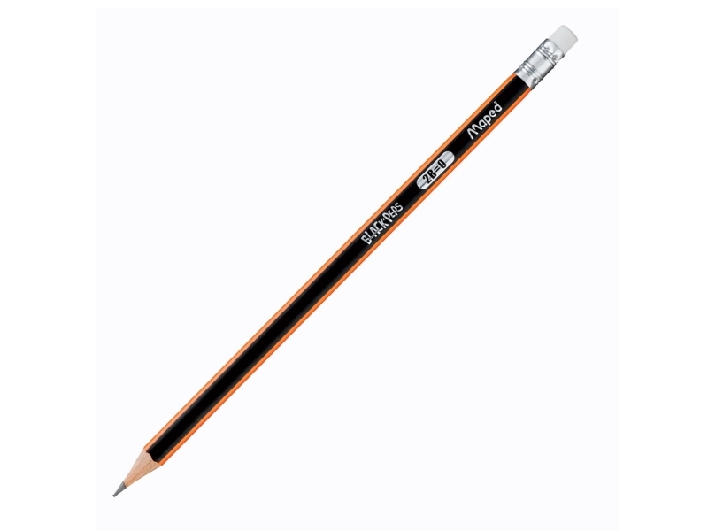 Maped Ceruzka Black´ Peps 2B s gumou